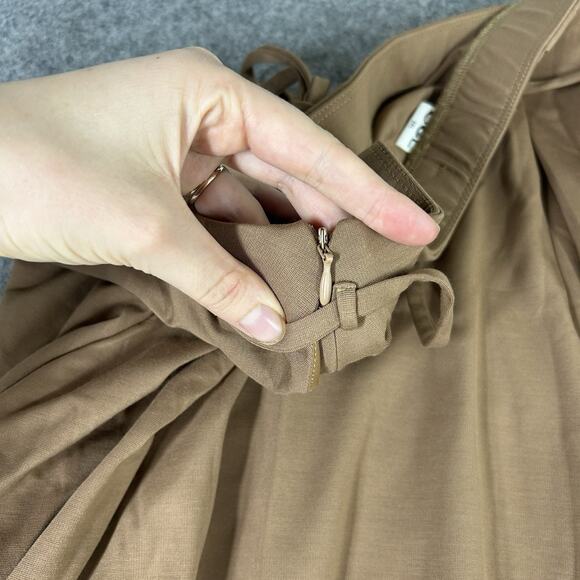 OGL Maxi Skirt Women’s 2XL Bamboo Belted Fit And Flare Brown Capsule Office - Picture 10 of 10